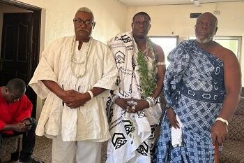 Mantse-Admitted-Nii-Larbi-Mensah-V-middle-with-some-council-elders